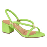 Vizzano 6291-1151 Block Heel Strappy Sandal in Pistachio