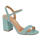 Vizzano 6409-208 Block Heel Sandal in Turquoise