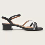 Vizzano 6454-116 Low Heel Sandal in Black