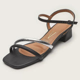 Vizzano 6454-116 Low Heel Sandal in Black