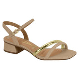 Vizzano 6454-116 Low Heel Sandal in Beige