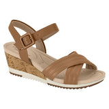 Modare 7123-124 Comfort Wedge in Camel Napa