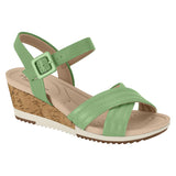 Modare 7123-124 Comfort Wedge in Green Napa