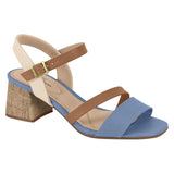 Modare 7172-101 Block Heel Sandal in Denim