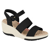 Modare 7182-104 Wedge Sandal in Black