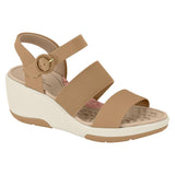 Modare 7182-104 Wedge Sandal in Tan