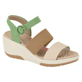 Modare 7182-104 Wedge Sandal in Green