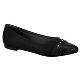 Modare 7334-238 Pointy Toe Flat in Black Napa