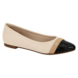 Modare 7334-238 Pointy Toe Flat in Cream Napa