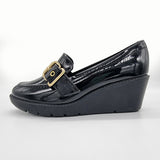 Modare 7383-103 Wedged Loafer in Black Patent