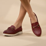 Modare 7400-103 Loafer Flat in Wine Napa