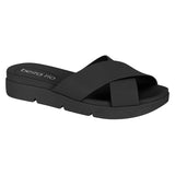 Beira Rio 8387-501 Slip-on Sandal in Black Napa