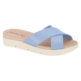 Beira Rio 8387-501 Slip-on Sandal in Jeans Napa