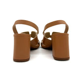 Beira Rio 8436-231 Block Heel Sandal in Camel
