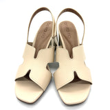 Beira Rio 8436-231 Block Heel Sandal in Cream