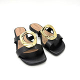 Beira Rio 8560-101 Slip-on Flat Sandal in Black