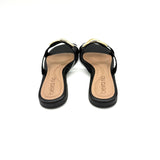 Beira Rio 8560-101 Slip-on Flat Sandal in Black