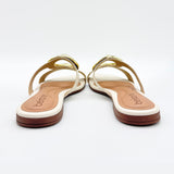 Beira Rio 8560-101 Slip-on Flat Sandal in Off White