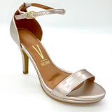 Vizzano 6210-1155High Heel Ankle Strap Sandal in Champagne
