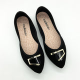 Moleca 5727-116 Pointy Toe Flat in Black
