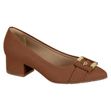 Modare 7340-133 Block Heel Pointy Toe Pump in Hazelnut Napa