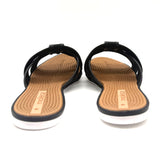 Moleca 5297-474 Slip-on Flat Sandal in Black