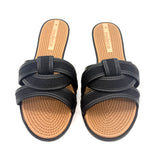 Moleca 5297-474 Slip-on Flat Sandal in Black