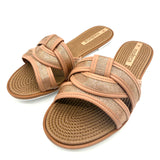 Moleca 5297-474 Slip-on Flat Sandal in Rose Gold Glow