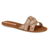 Moleca 5297-474 Slip-on Flat Sandal in Rose Gold Glow
