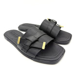 Moleca 5494-220 Slip-on Flat Sandal in Black
