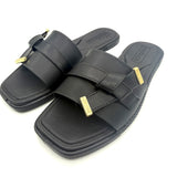 Moleca 5494-220 Slip-on Flat Sandal in Black