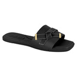 Moleca 5494-220 Slip-on Flat Sandal in Black