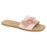 Moleca 5494-220 Slip-on Flat Sandal in Multi Rosa
