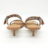 Vizzano 6518-103 Kitten Heel Mule in Nude Patent