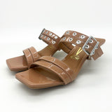 Vizzano 6518-103 Kitten Heel Mule in Nude Patent