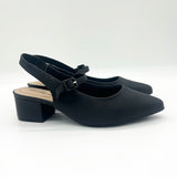 Modare 7340-125 Pointy Toe Slingback Pump in Black
