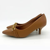 Vizzano 1122-887 Kitten Heel Pointy Toe Pump in Camel