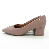 Vizzano 1220-315 Block Heel Pump in Taupe Napa