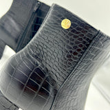 Vizzano 3098-100 Block Heel Boot in Black Croc