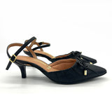 Vizzano 1122-829 Kitten Heel Pointy Toe Pump in Black