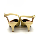 Vizzano 1122-806 Kitten Heel Slingback in Butter Napa