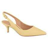 Vizzano 1122-806 Kitten Heel Slingback in Butter Napa