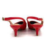 Vizzano 1122-806 Kitten Heel Slingback in Ruby Red Napa