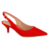 Vizzano 1122-806 Kitten Heel Slingback in Ruby Red Napa