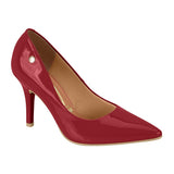 Vizzano 1184-1101 Pointy Toe Pump in Cherry Patent