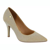 Vizzano 1184-1101 Pointy Toe Pump in Gold Glitter
