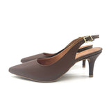 Vizzano 1185-700 Mid Heel Slingback in Cappuccino Napa