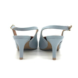 Vizzano 1185-700 Mid Heel Slingback in Sky Blue Napa