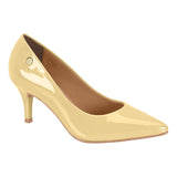 Vizzano 1185-702 Pointy Toe Pump in Butter Patent