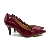 Vizzano 1185-702 Pointy Toe Pump in Cherry Patent